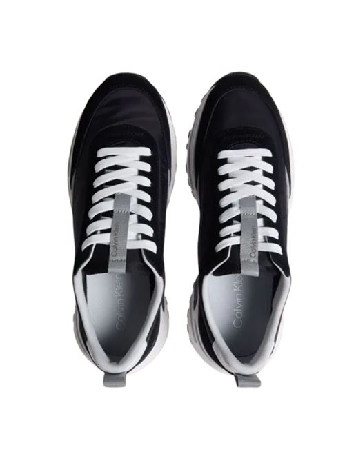 Scarpe da ginnastica Runner in pelle scamosciata e nylon Calvin Klein Jeans | YM0YM0145901H